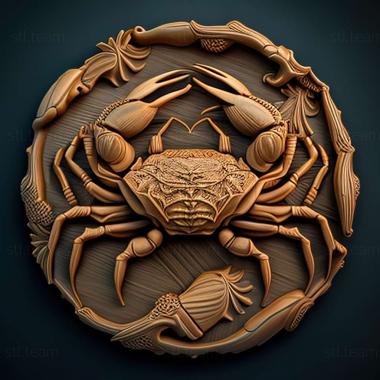 3D модель Macrobrachium carcinus (STL)